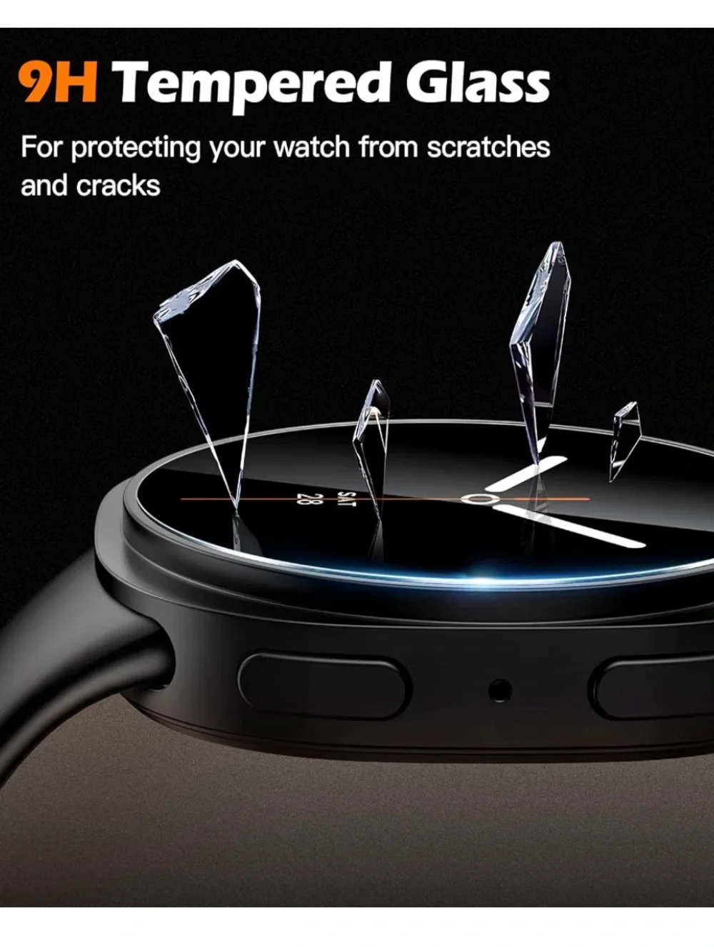 3-Pack Auto-Alignment Screen Protector for 40mm Samsung Galaxy Watch 9/8